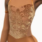 Meghan Baroque High Neck Leotard