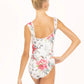 Girls Lina Leotard Fleur de Noel