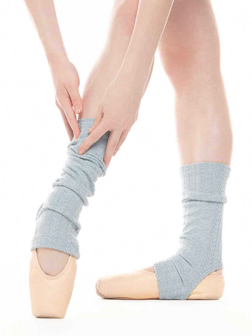 Girls Knit Stirrup Ankle Leg Warmer