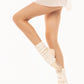 Girls Knit Stirrup Ankle Leg Warmer