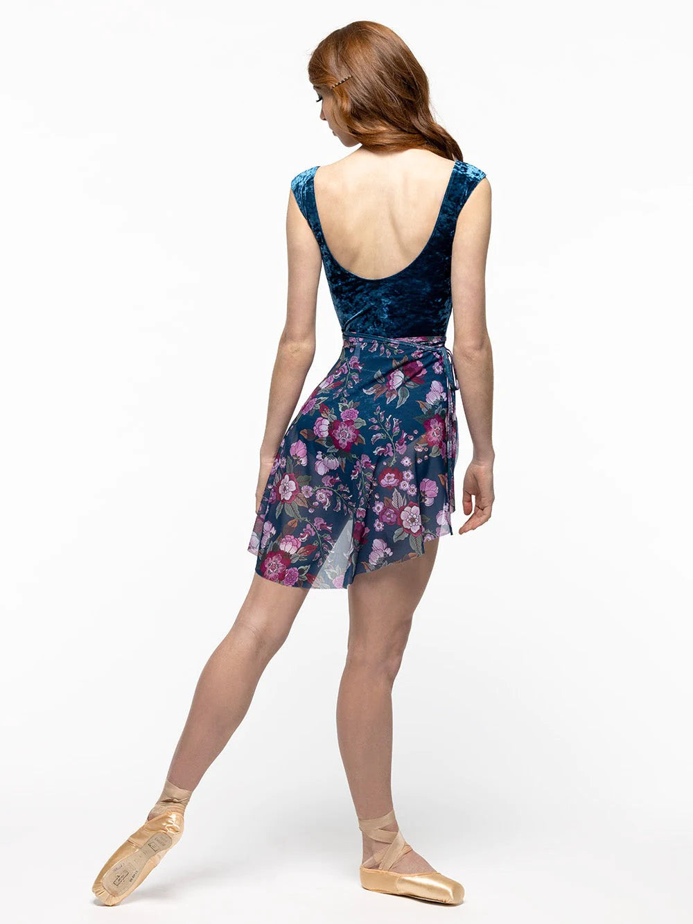 Vienna High Low Wrap Skirt - Aspire Mesh