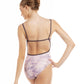 Candy Camisole Print Leotard - Pressed Leaves