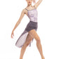 Candy Camisole Print Leotard - Pressed Leaves
