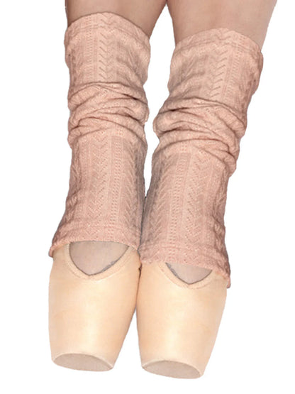 Girls Knit Stirrup Ankle Leg Warmer