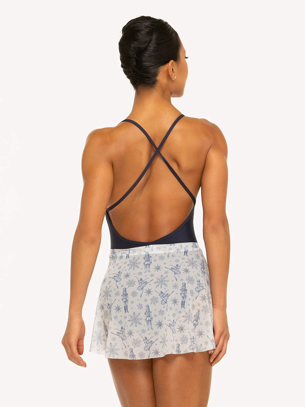 Winni Mesh Skirt - Nutcracker Snow Scene