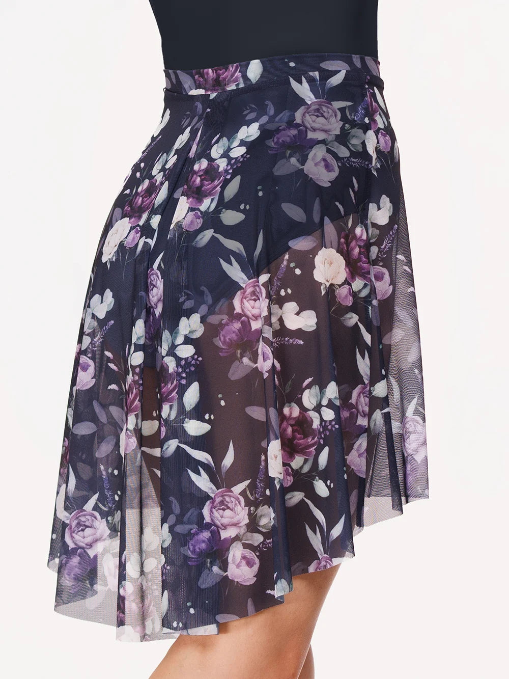 Back Tuck Mesh Skirt - Eclipse Moonlit Garden
