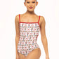 Candy Cane Court Girls Helena Camisole Leotard