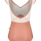 Elli Mesh Cap Sleeve Leotard - Rosewood