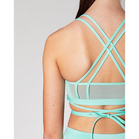 Girls Roxy Mesh Crop Top - ICC147W1