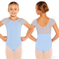 Girls Silhouette Mesh Cap Sleeve Leotard - 41228