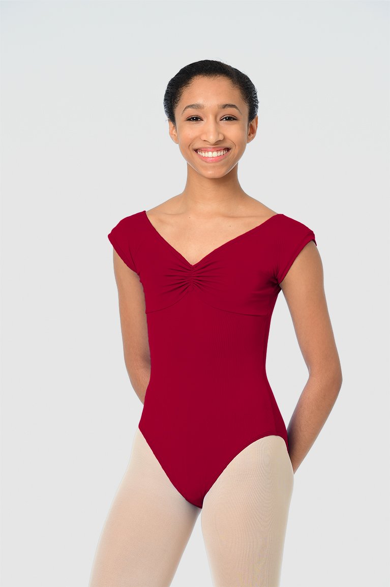 Gaynor Minden Girls Cap Sleeve Leotard The Station Dancewear Studio Rental