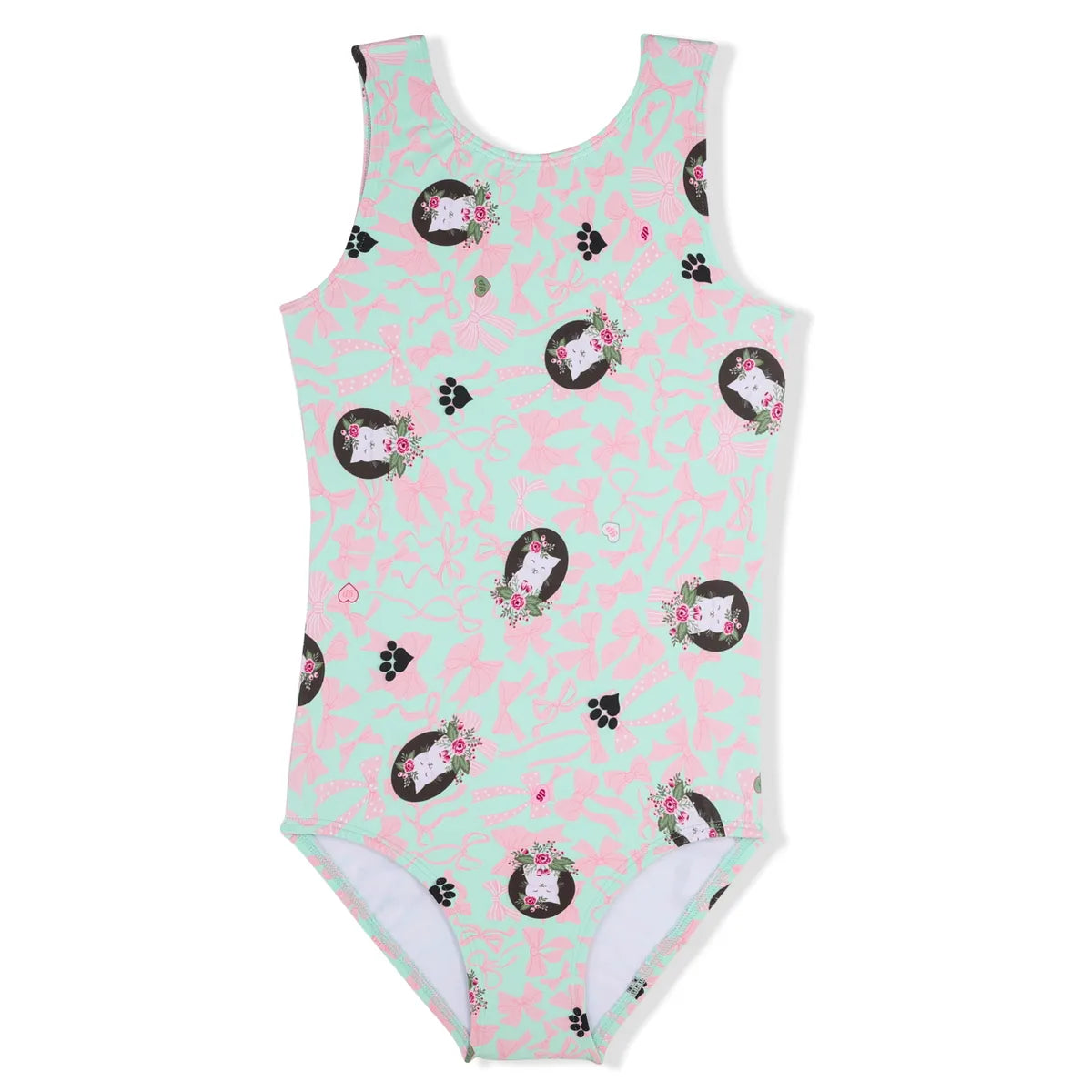 Kitty Bows Leotard - LE107