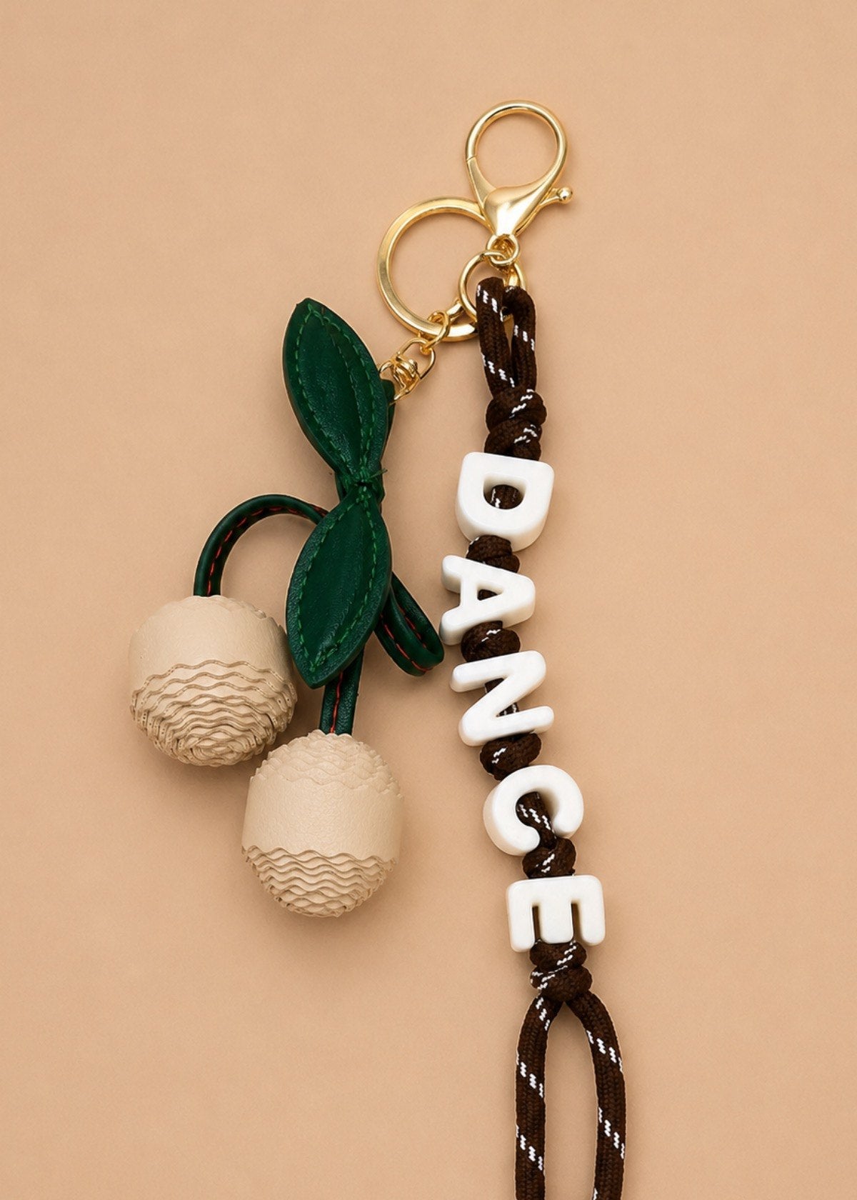 Bold Cherry Dancer Bag Charm
