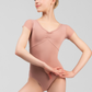 Leia Mesh Cap Sleeve Leotard
