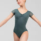 Leia Mesh Cap Sleeve Leotard