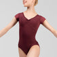 Leia Mesh Cap Sleeve Leotard