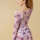 Mirali Endless Summer Floral Print Mesh Top