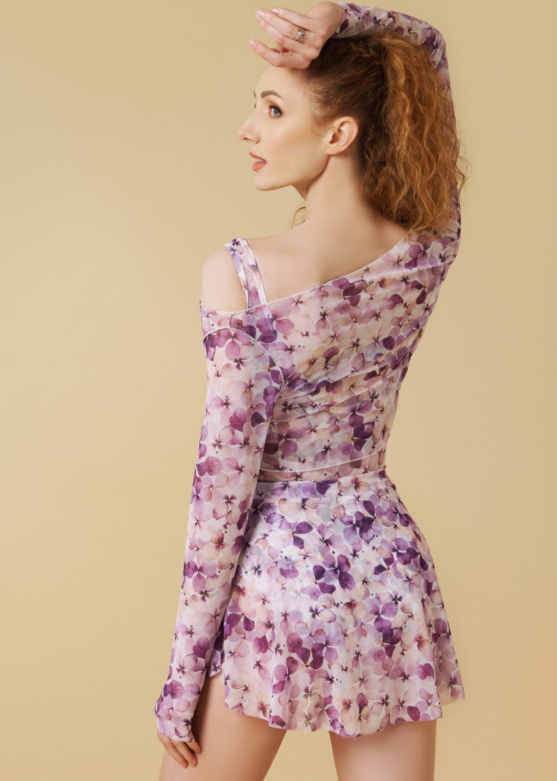 Mirali Endless Summer Floral Print Mesh Top