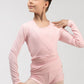 Girls Wilma Rib Warm-up Wrap Top
