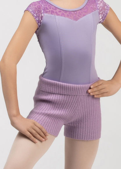 Girls Whoopi Knit Warm-up Shorts