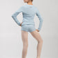 Girls Wilma Rib Warm-up Wrap Top