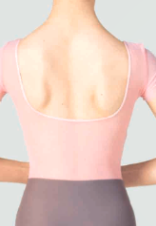 Patterned Velvet Cap Sleeve Leotard - 358