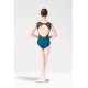 Girls Boatneck Tank Leotard with Lace Back - 363