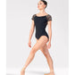 Lace Cap Sleeve Leotard - 3982