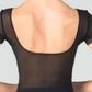 Patterned Velvet Cap Sleeve Leotard - 358