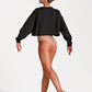Warm-up Crop Sweatshirt Top - WP006