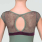 Girls Patterned Mesh Cap Sleeve Leotard - 228