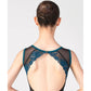 Girls Boatneck Tank Leotard with Lace Back - 363