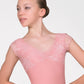 Lace Cap Sleeve Leotard - 210