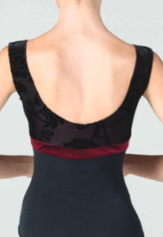 Velvet Bodice Tank Leotard - 356