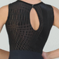 Asymmetrical Boatneck Tank Leotard - 407