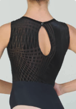 Asymmetrical Boatneck Tank Leotard - 407