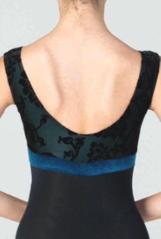 Velvet Bodice Tank Leotard - 356
