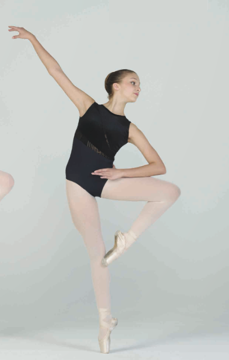 Asymmetrical Boatneck Tank Leotard - 407