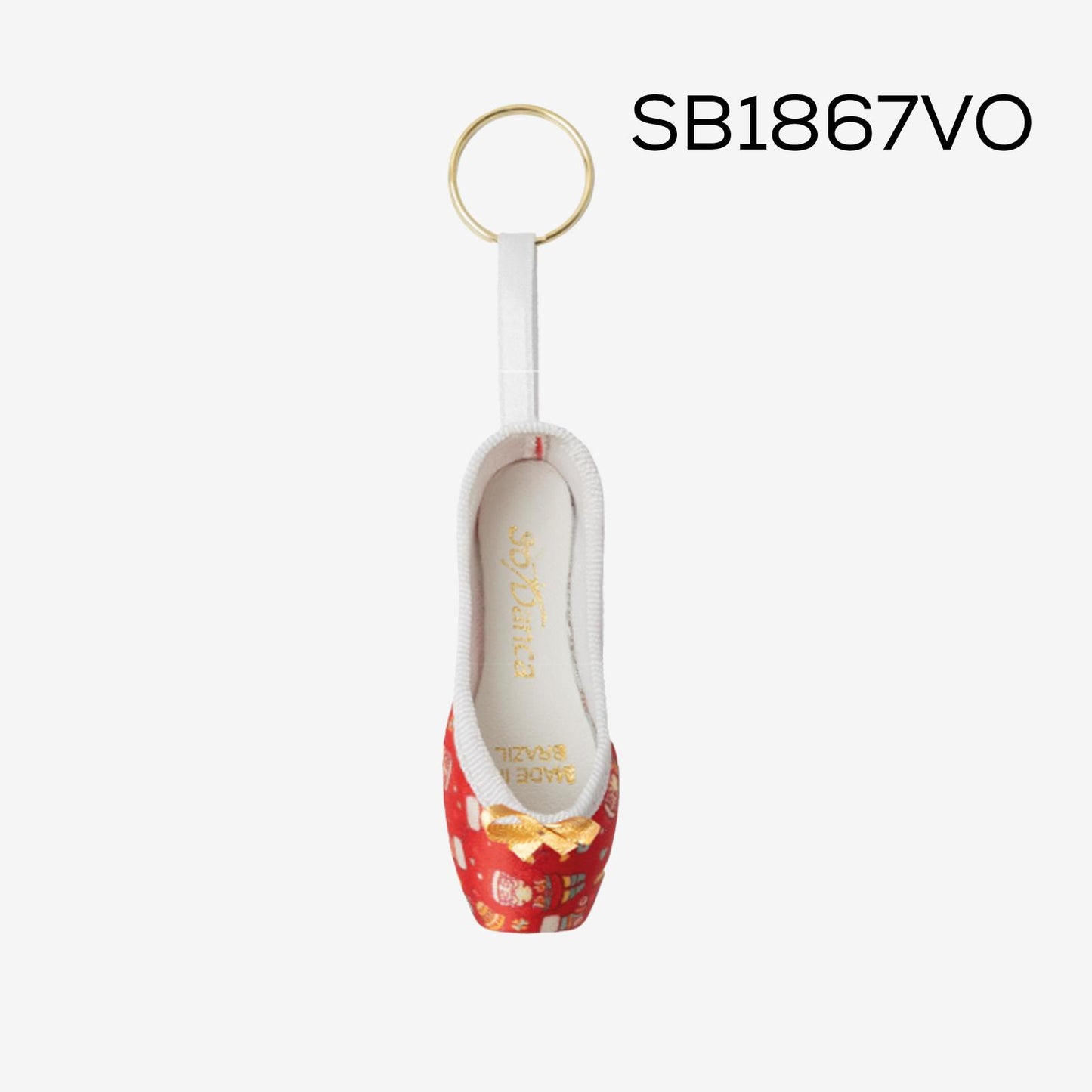 Mini Pointe Shoe Key Chain