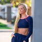 NYC Long Sleeve Crop Top - T5120