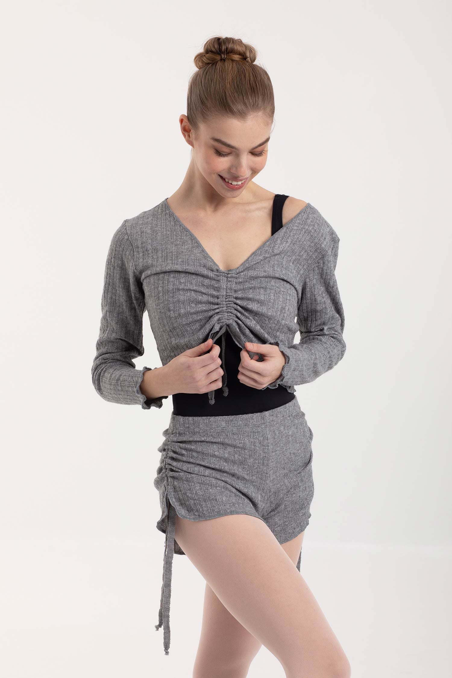 Intermezzo Berta Knit Shorts - 5523 – The Station Dancewear & Studio Rental | Shorts