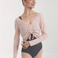 Brianna Gathered Long Sleeve Knit Top - 6598