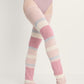 Heather Striped Long Legwarmers - 2048