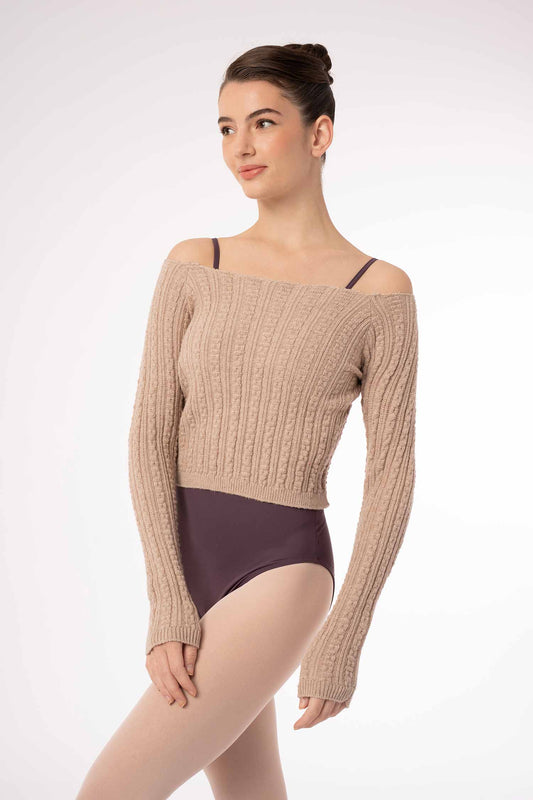 Fedora Knit Crop Sweater - 6646