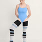 Heather Striped Long Legwarmers - 2048