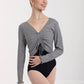 Brianna Gathered Long Sleeve Knit Top - 6598