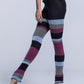 Striped Sweater Tights - 5301
