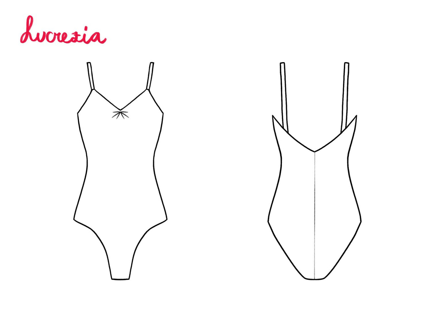 Lucrezia Global Map Camisole Leotard