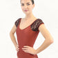 Jade Lace Cap Sleeve Leotard