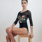Ginevra Three Quarter Sleeve Leotard